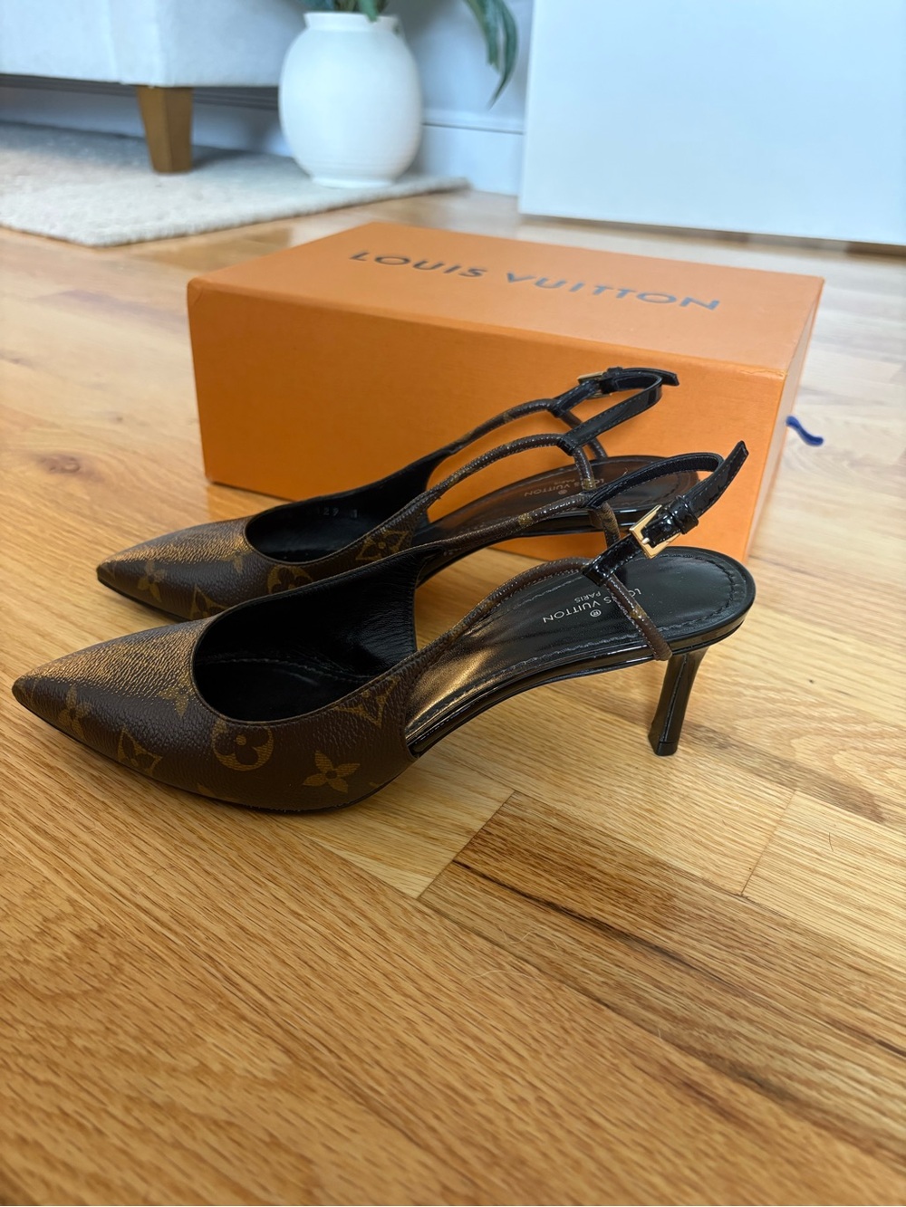Louis Vuitton Slingback Heels - Picture 2 of 6